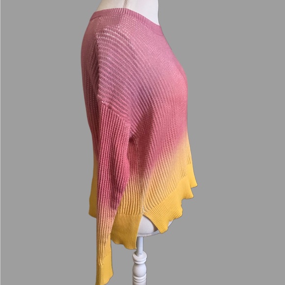 New York & Co Dip Dye Knit Sweater - Picture 3 of 8